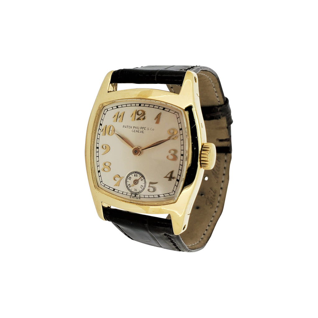 Patek Philippe Early No. 7 Vintage Cushion Watch Circa 1924