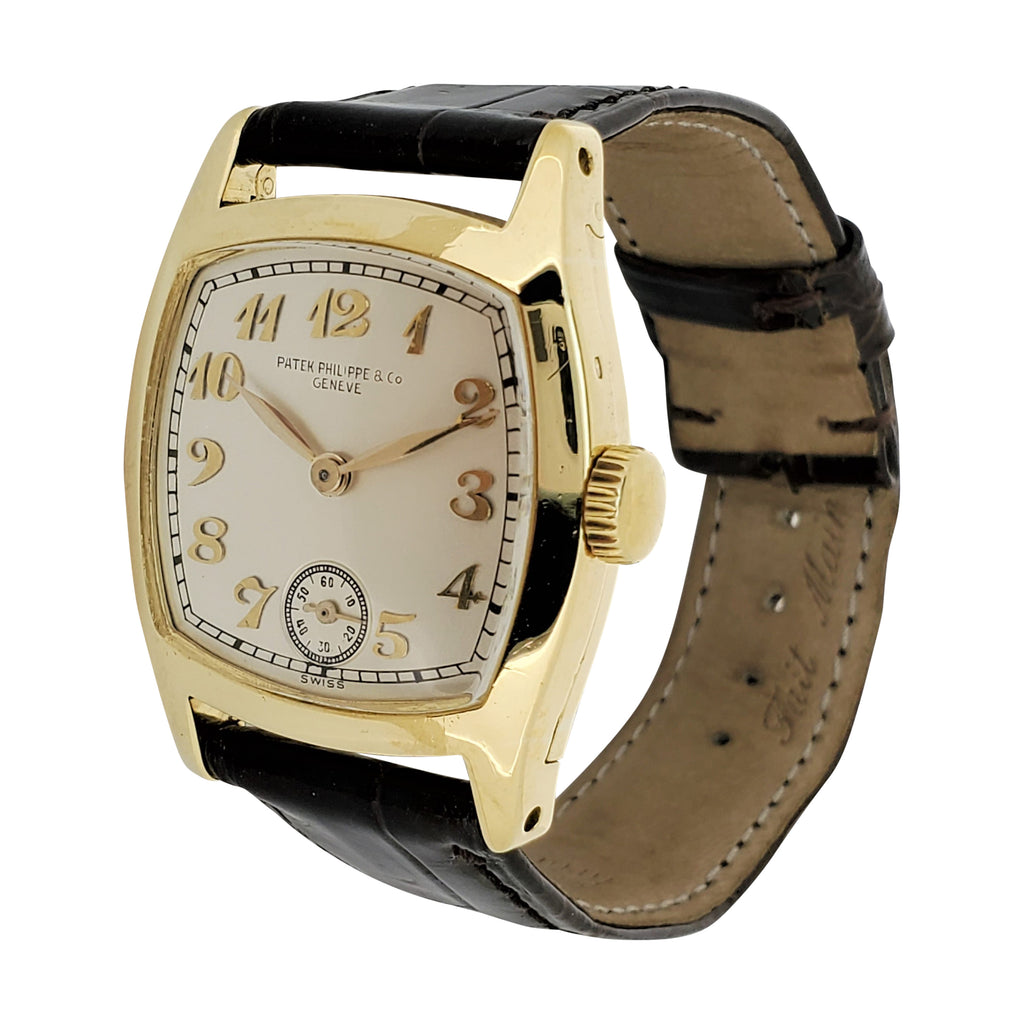 Patek Philippe Early No. 7 Vintage Cushion Watch Circa 1924