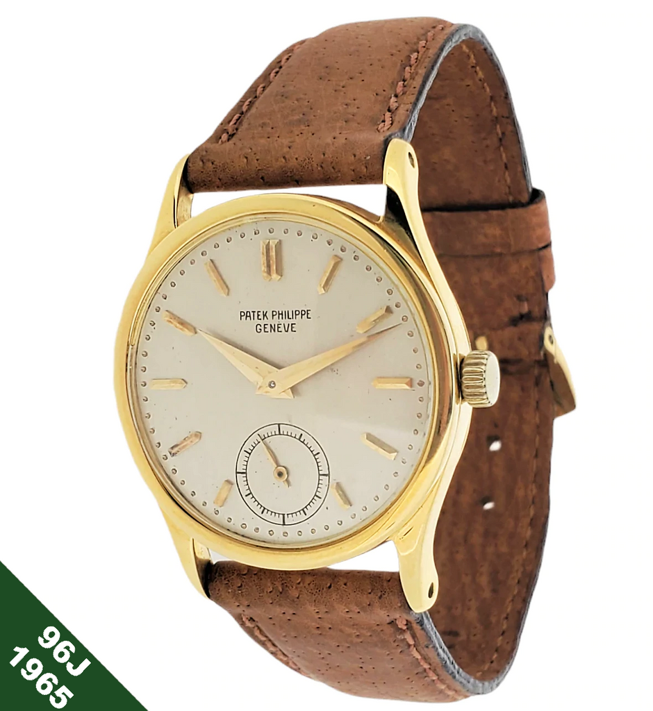 Patek Philippe 96J Vintage 1st Calatrava Watch,  30.5mm 4th Series, Circa 1961-62