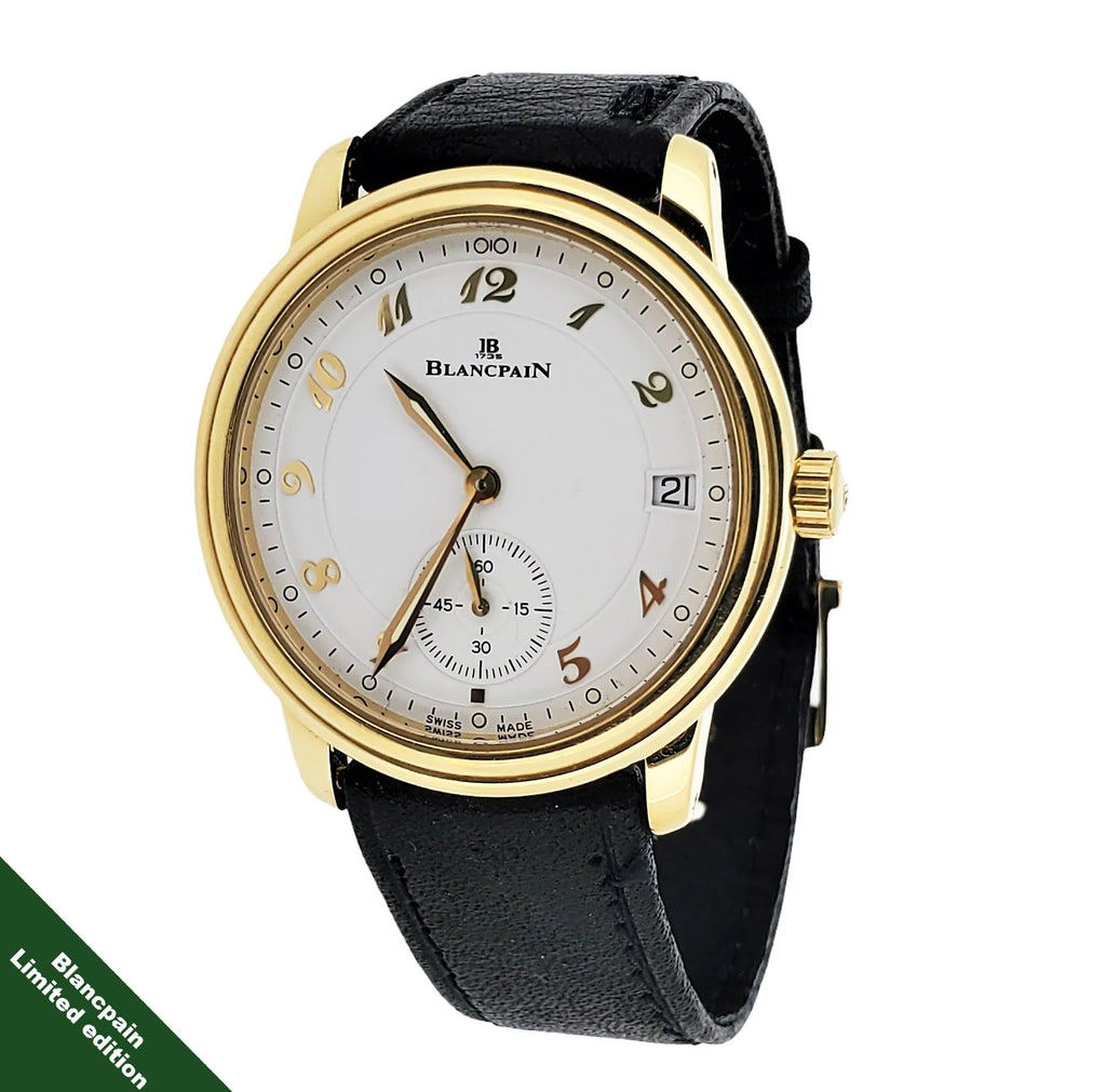 Blancpain Limited Edition Extra Slim Automatic Porcelain Breguet Dial, Circa 1995