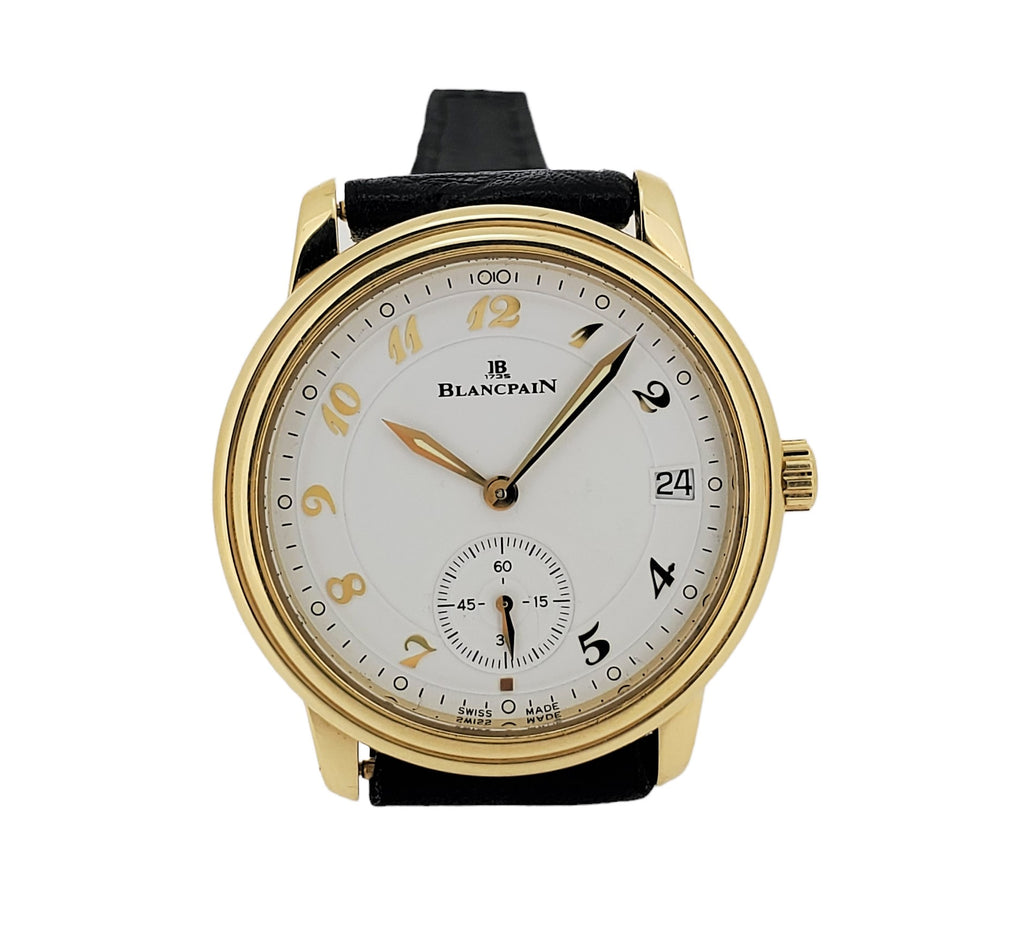 Blancpain Limited Edition Extra Slim Automatic Porcelain Breguet Dial, Circa 1995