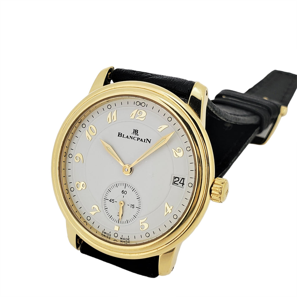 Blancpain Limited Edition Extra Slim Automatic Porcelain Breguet Dial, Circa 1995