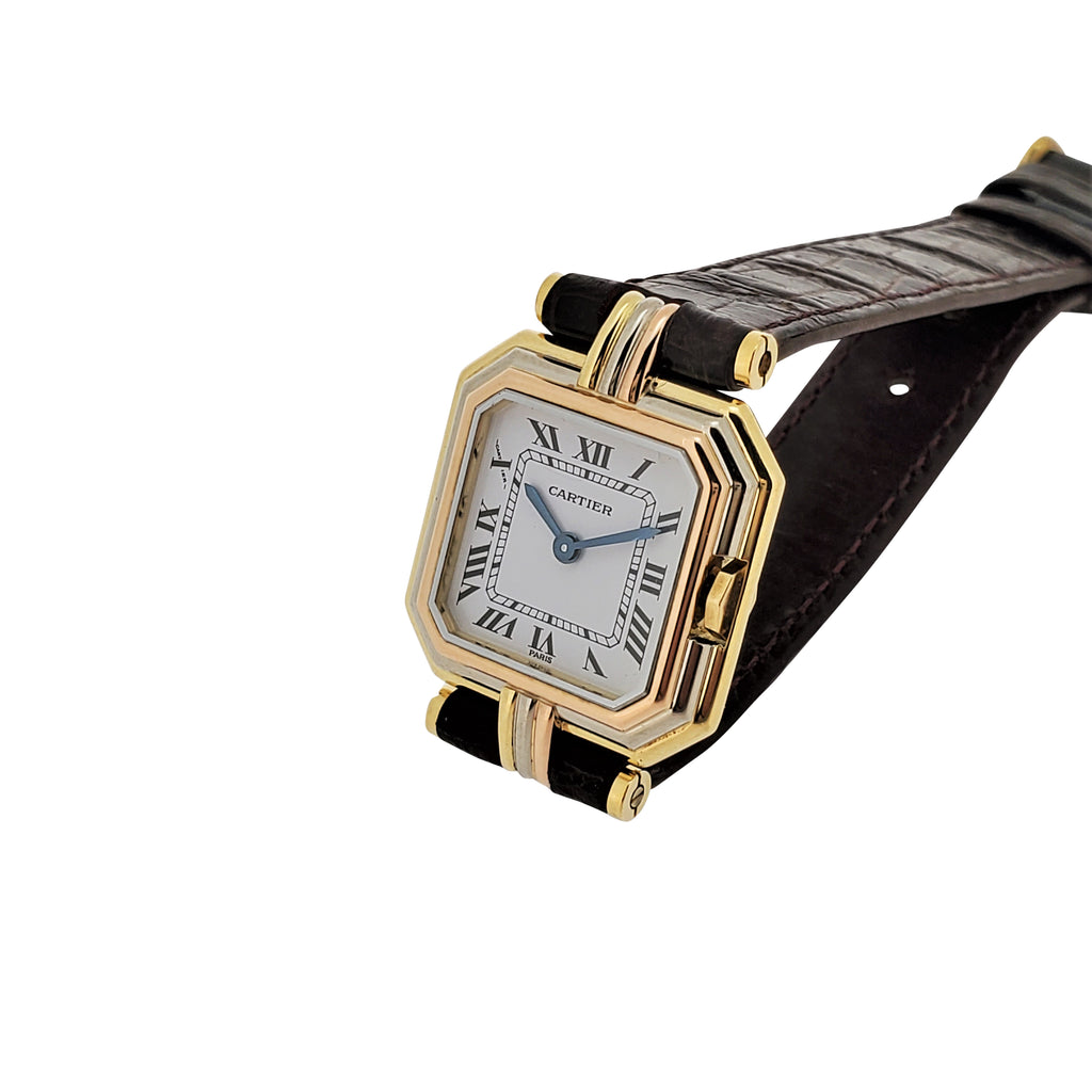 Cartier Paris Vintage small Ceinture Tri-Color gold Circa 1980's