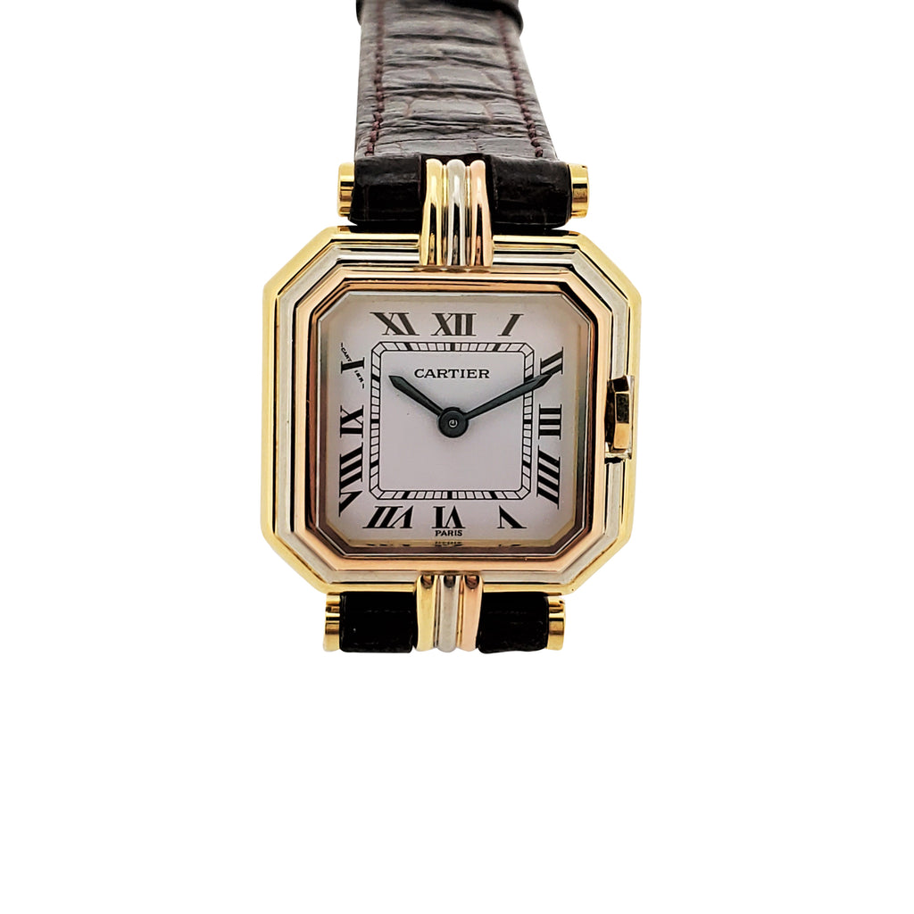 Cartier Paris Vintage small Ceinture Tri-Color gold Circa 1980's