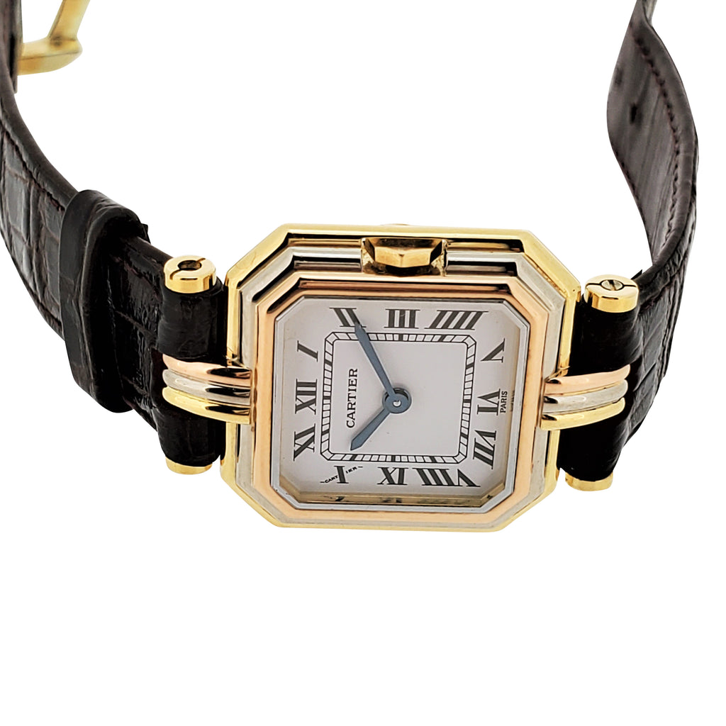 Cartier Paris Vintage small Ceinture Tri-Color gold Circa 1980's