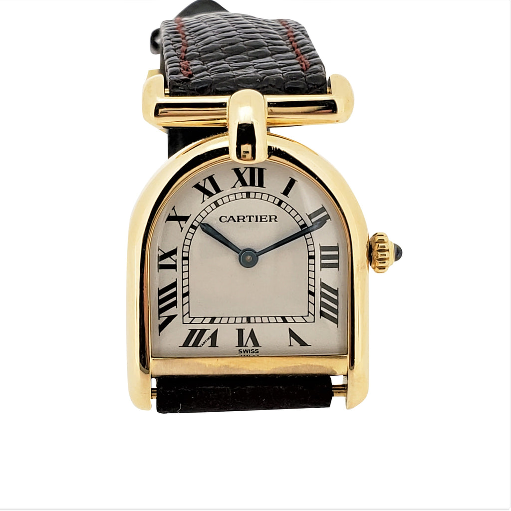 Cartier Cloche Calandre'; Ladies Bell Shape Watch , Circa 1980'S