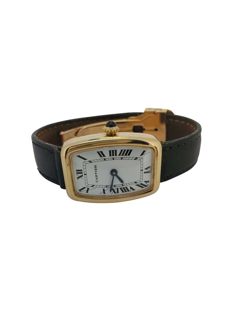 Vintage Cartier Paris Faberge' Tonneau Watch, Circa 1978-1982