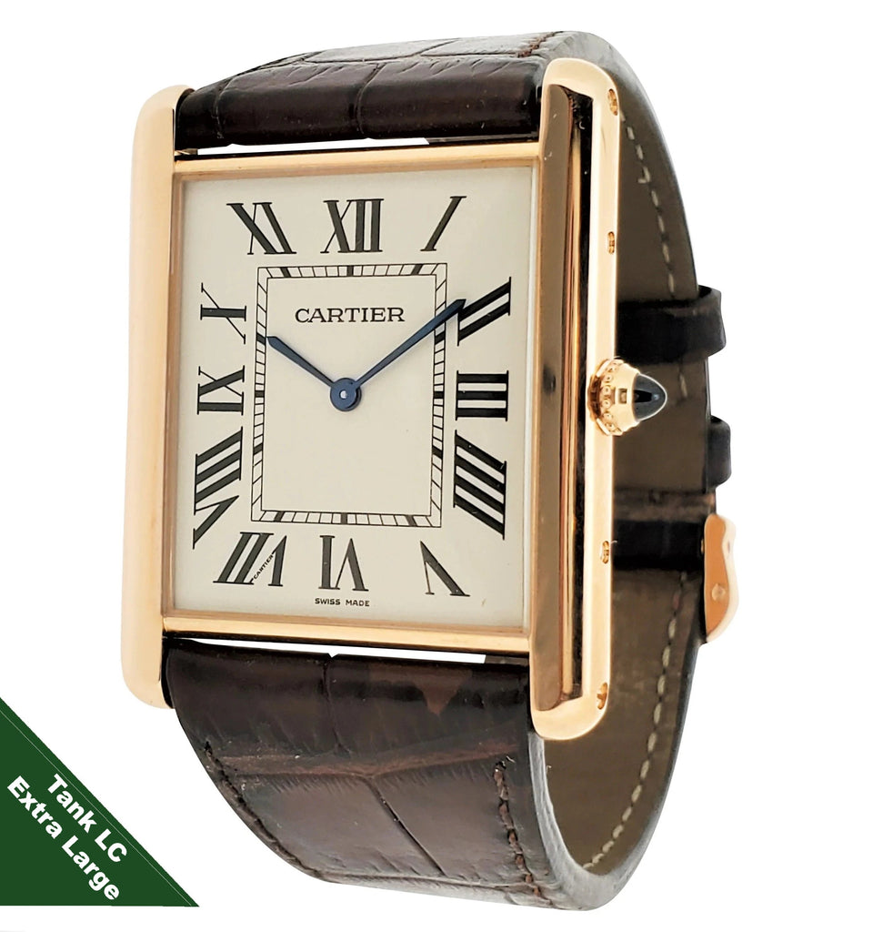 Cartier Tank Louie  XL Grand Rose Gold Tank Watch, Circa 2016