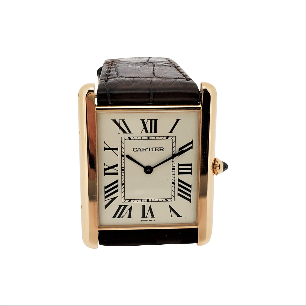 Cartier Tank Louie  XL Grand Rose Gold Tank Watch, Circa 2016