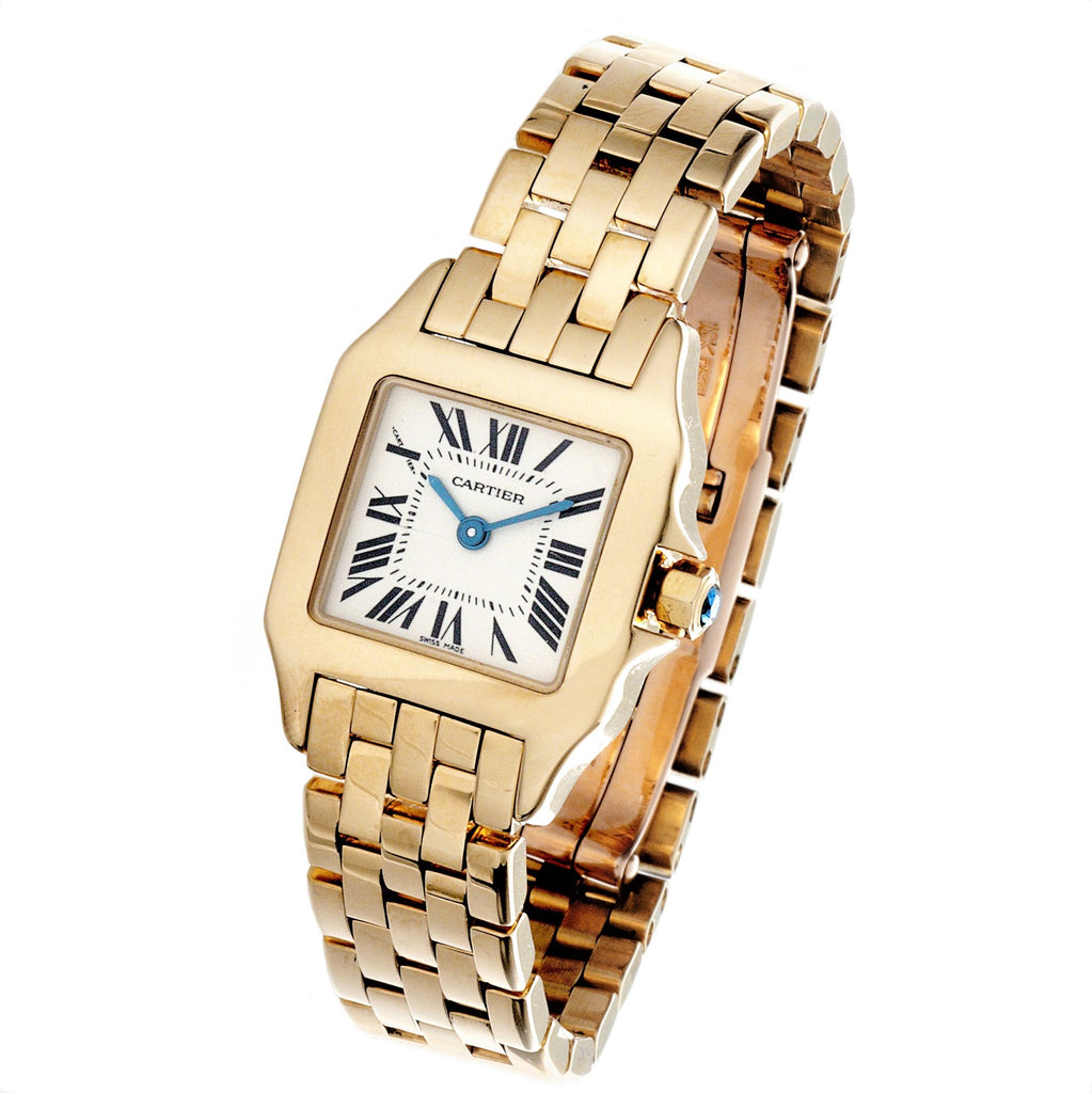 Cartier Santos Demoiselle 18 Karat Yellow Gold Ladies Watch