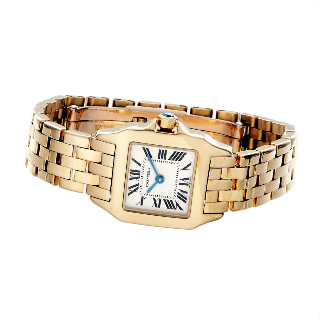 Cartier Santos Demoiselle 18 Karat Yellow Gold Ladies Watch