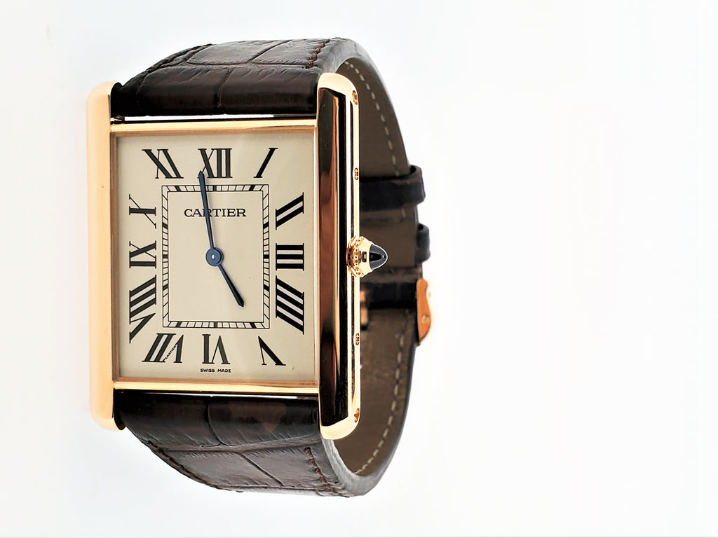 Cartier Tank Louie  XL Grand Rose Gold Tank Watch, Circa 2016