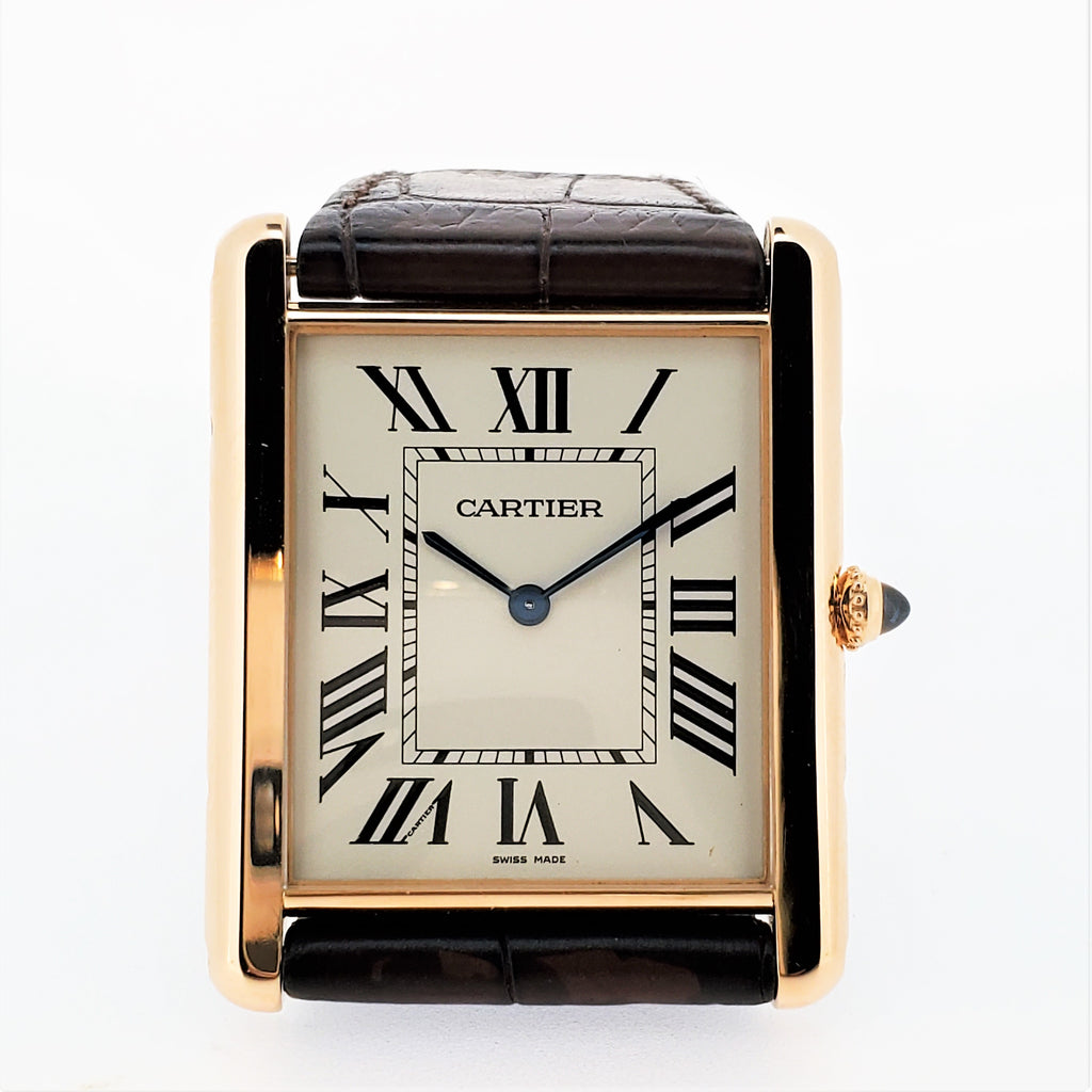 Cartier Tank Louie  XL Grand Rose Gold Tank Watch, Circa 2016