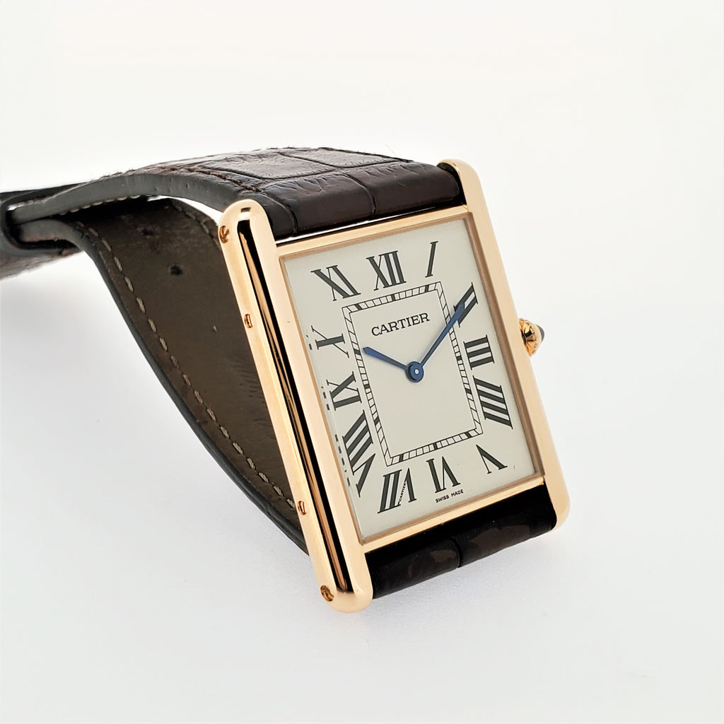 Cartier Tank Louie  XL Grand Rose Gold Tank Watch, Circa 2016