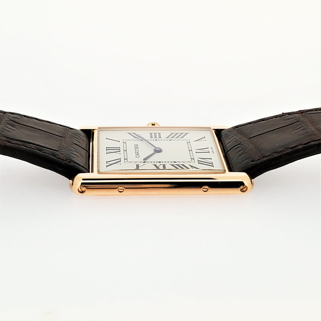 Cartier Tank Louie  XL Grand Rose Gold Tank Watch, Circa 2016