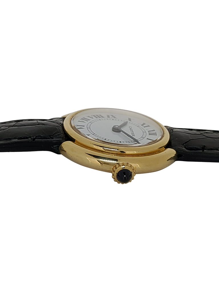 Cartier Paris Vendome Large Automatic Watch with Deployant buckle,Circa 1975