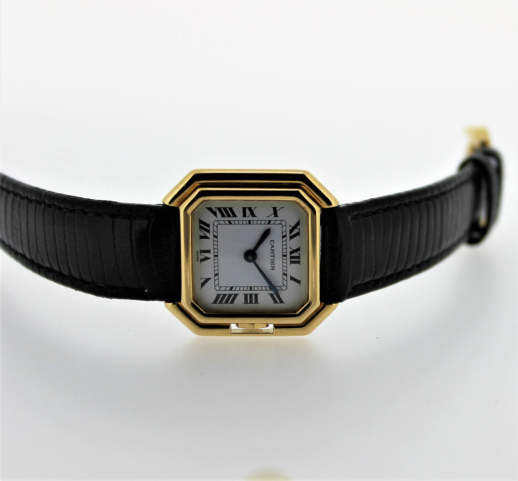 Vintage Ladies Cartier Paris Centure,  Ladies Small size Watch  Circa 1975-1980