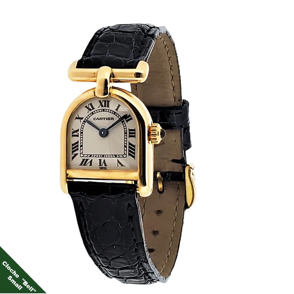 Cartier Cloche Calandre'  Ladies Bell Shape Watch size PM Small, Circa 1980'S