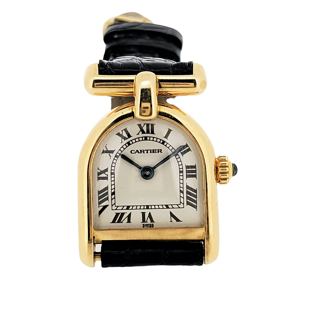 Cartier Cloche Calandre'  Ladies Bell Shape Watch size PM Small, Circa 1980'S