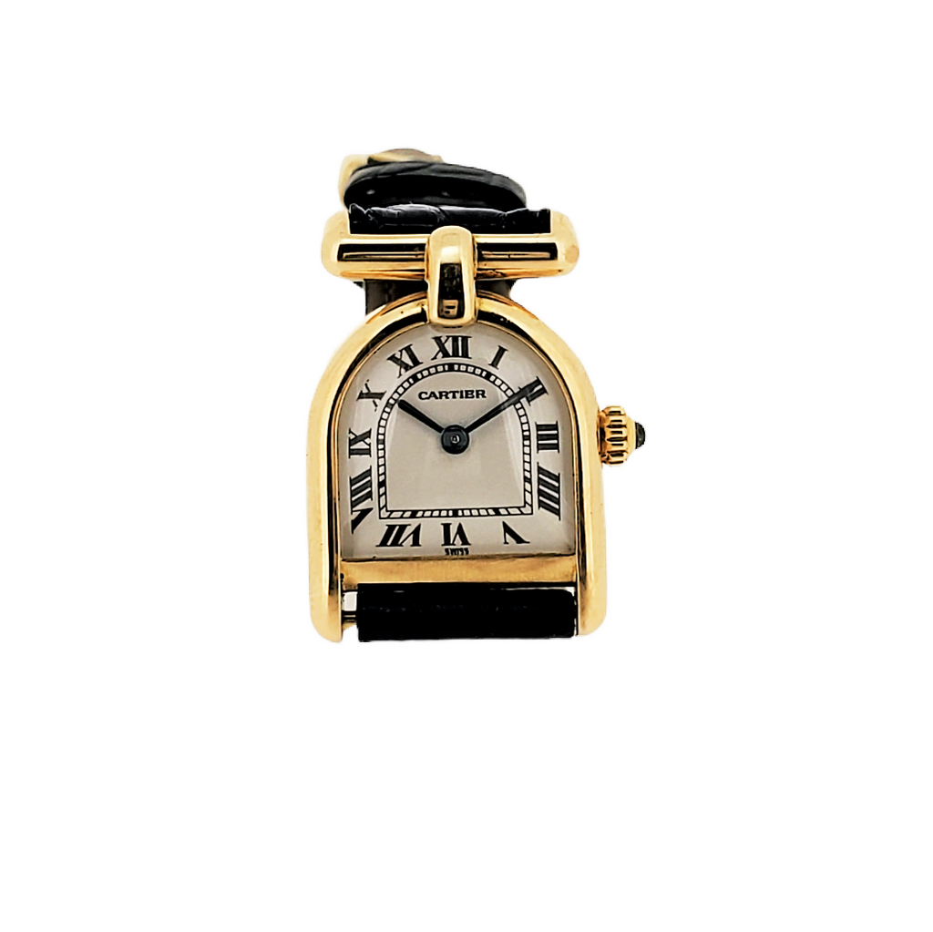 Cartier Cloche Calandre'  Ladies Bell Shape Watch size PM Small, Circa 1980'S