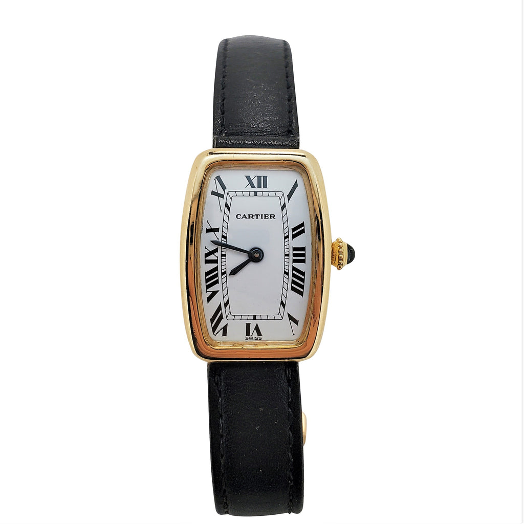 Vintage Cartier Paris Faberge' Tonneau Watch, Circa 1978-1982