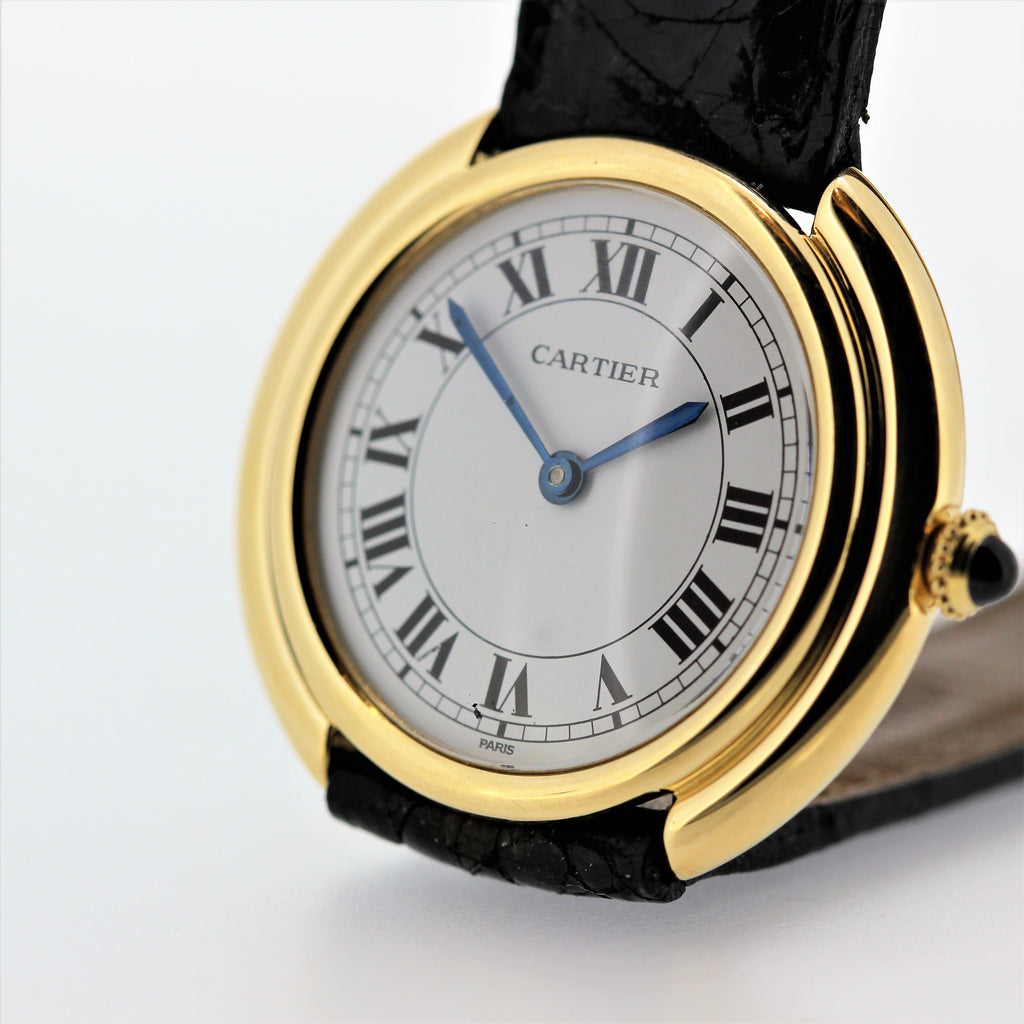 Cartier Paris Vendome Large Automatic Watch with Deployant buckle,Circa 1975