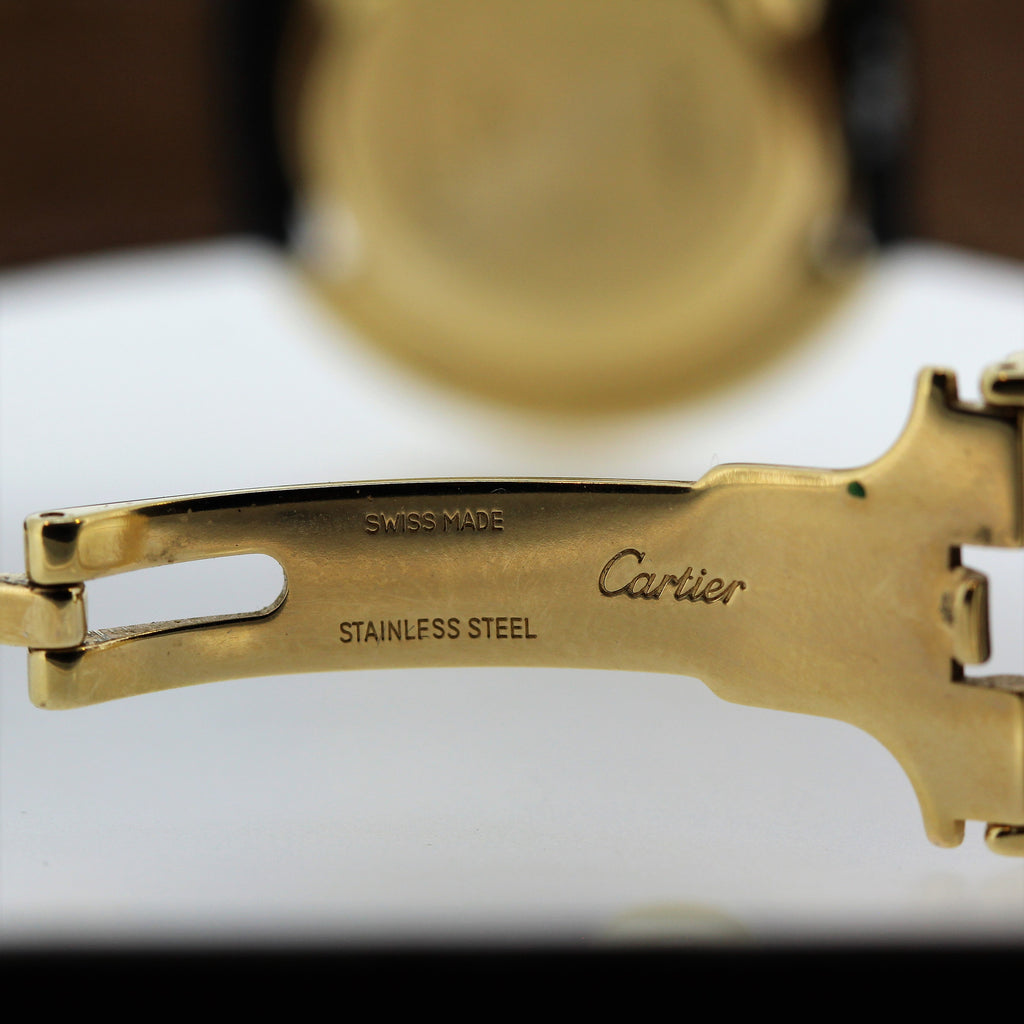 Cartier Paris Vendome Large Automatic Watch with Deployant buckle,Circa 1975