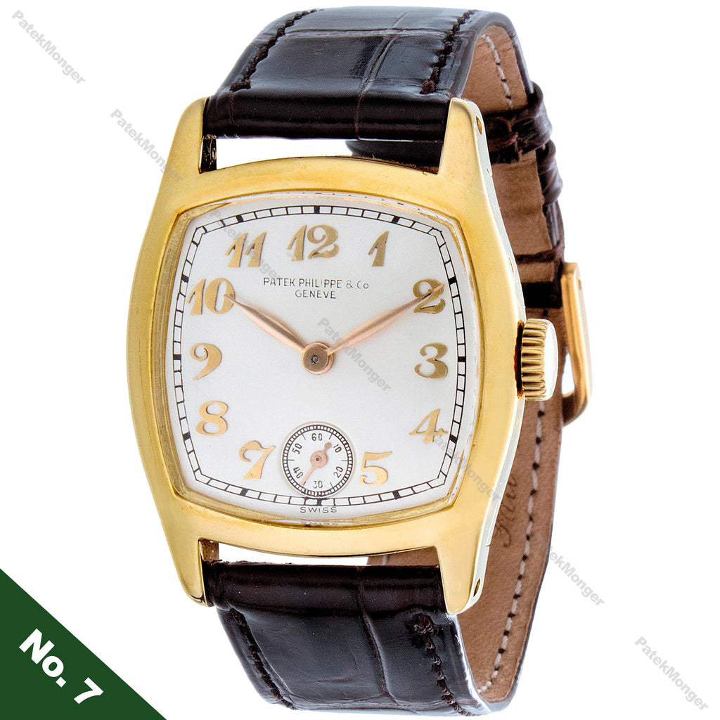 Patek Philippe Early No. 7 Vintage Cushion Watch Circa 1924