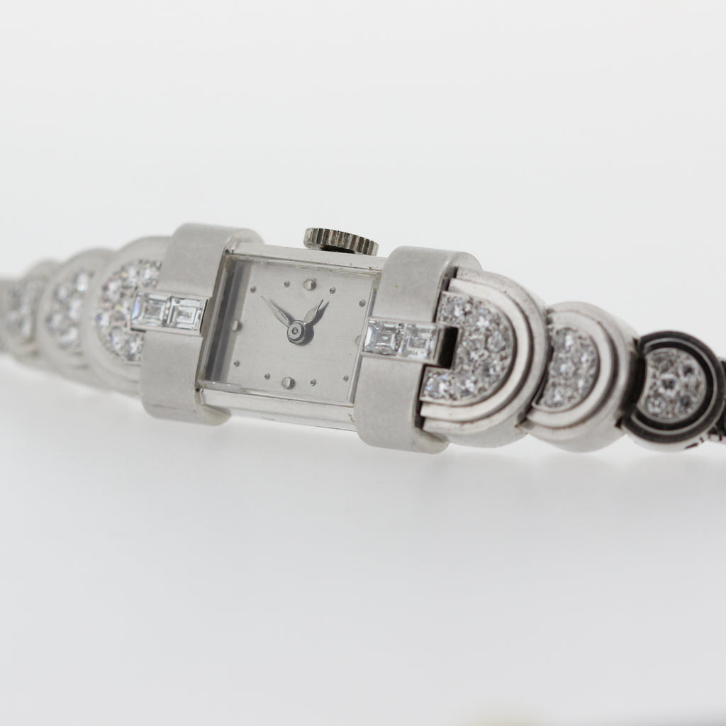 Patek Philippe Art Deco Platinum Ladies Watch