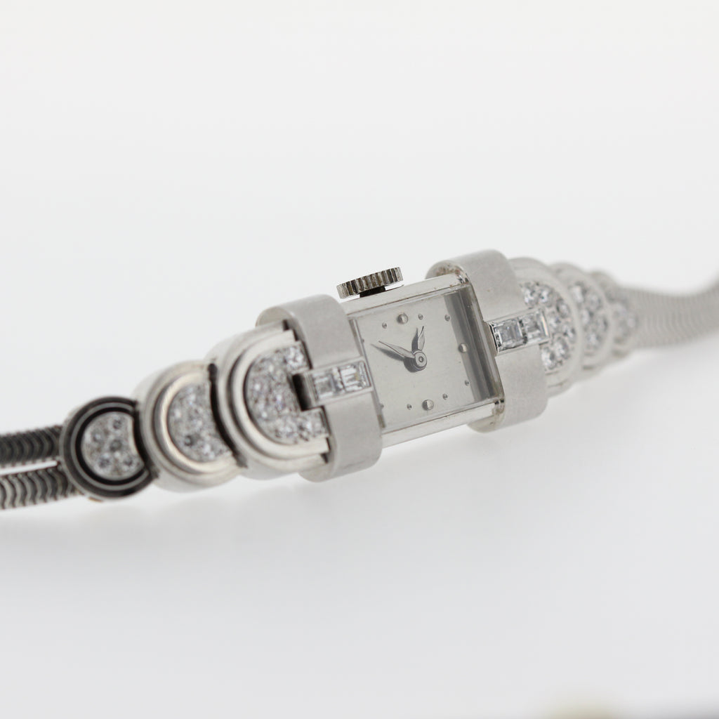 Patek Philippe Art Deco Platinum Ladies Watch