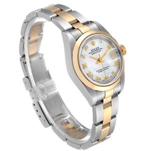 Rolex Datejust Steel & Yellow Gold MOP Dial Oyster Bracelet Ladies Watch 79163
