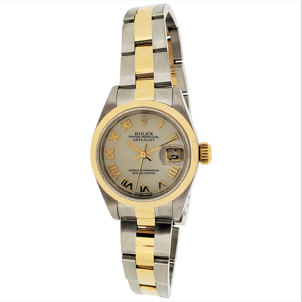 Rolex Datejust Steel & Yellow Gold MOP Dial Oyster Bracelet Ladies Watch 79163