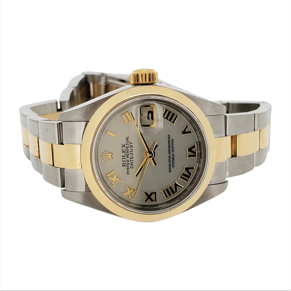 Rolex Datejust Steel & Yellow Gold MOP Dial Oyster Bracelet Ladies Watch 79163