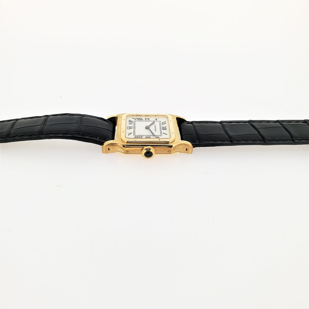 Cartier Vintage Classic Santos Dumont Watch circa 1975-1985