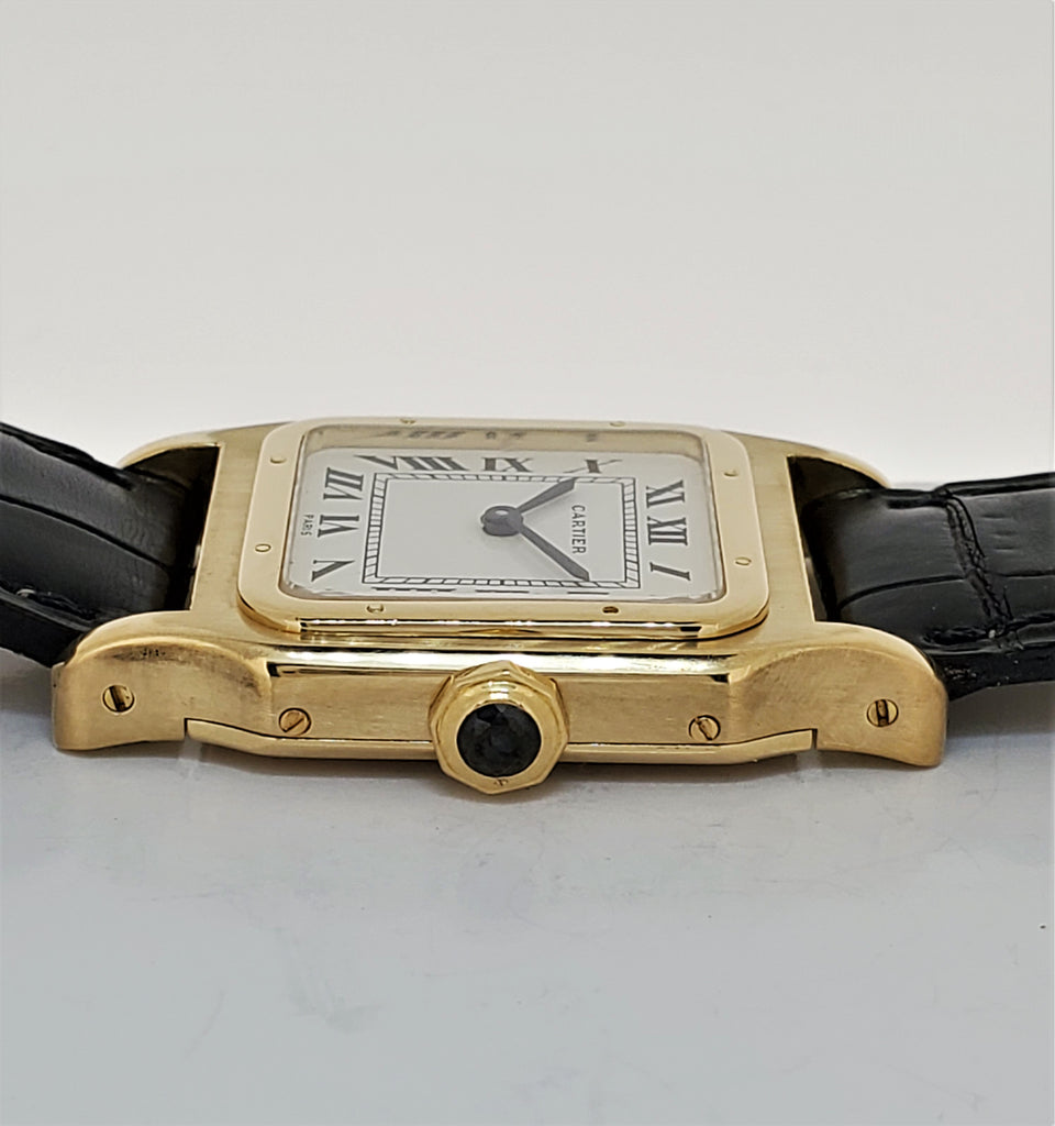 Cartier Vintage Classic Santos Dumont Watch circa 1975-1985
