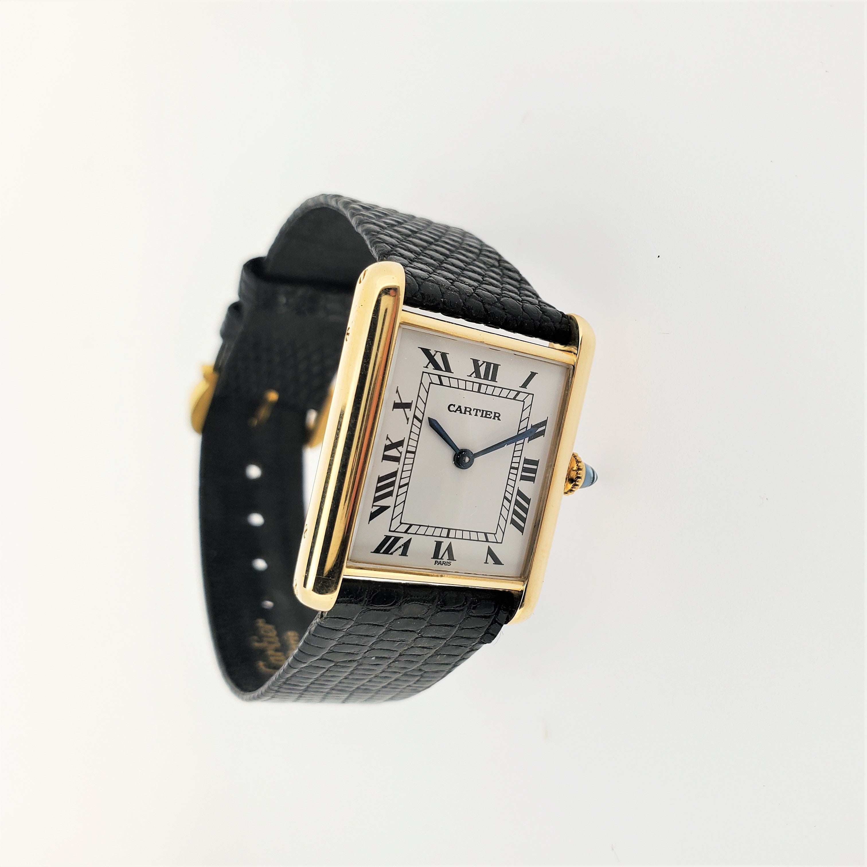 Cartier Vintage Classic Louis Cartier Large Tank Watch circa 1975