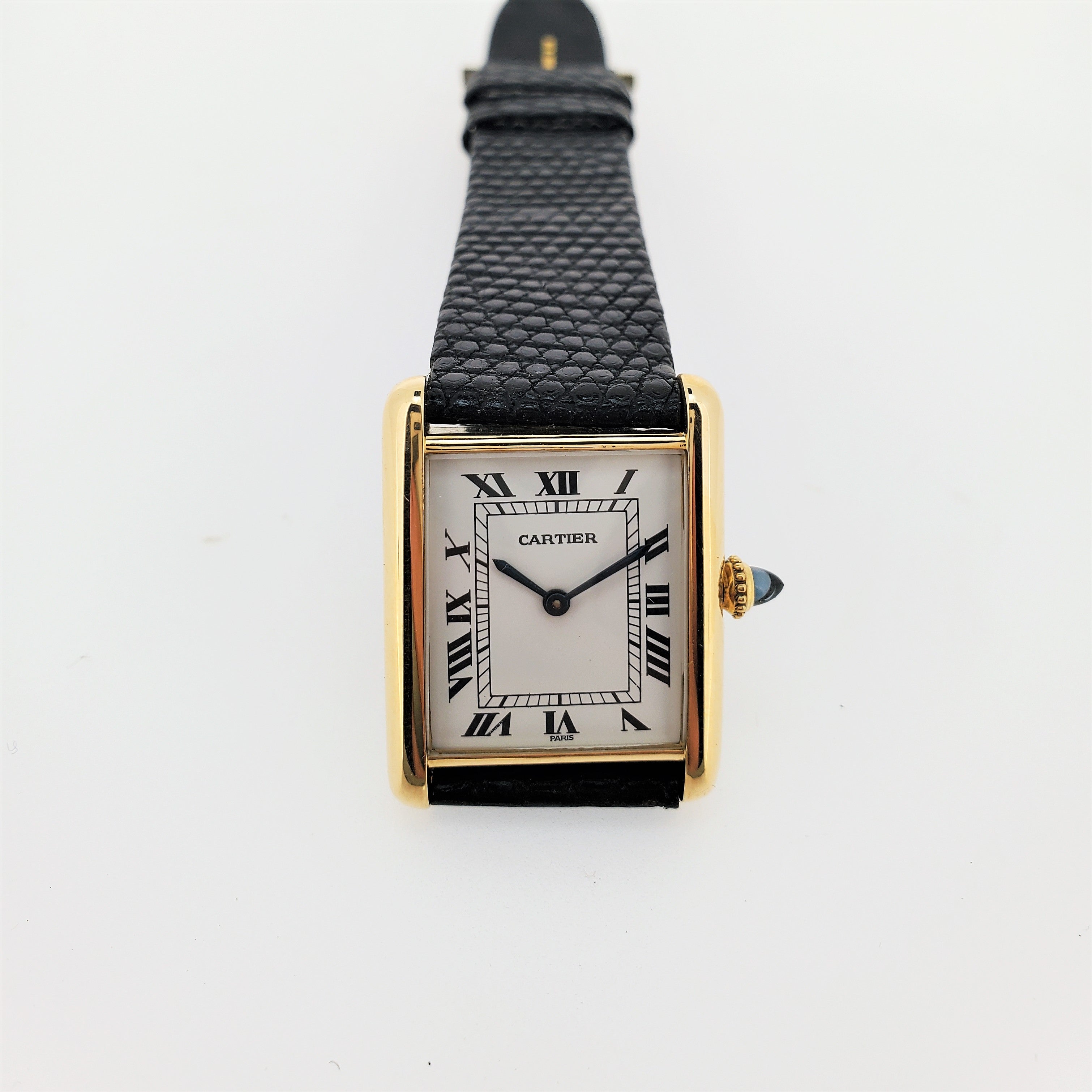 Cartier Vintage Classic Louis Cartier Large Tank Watch circa 1975