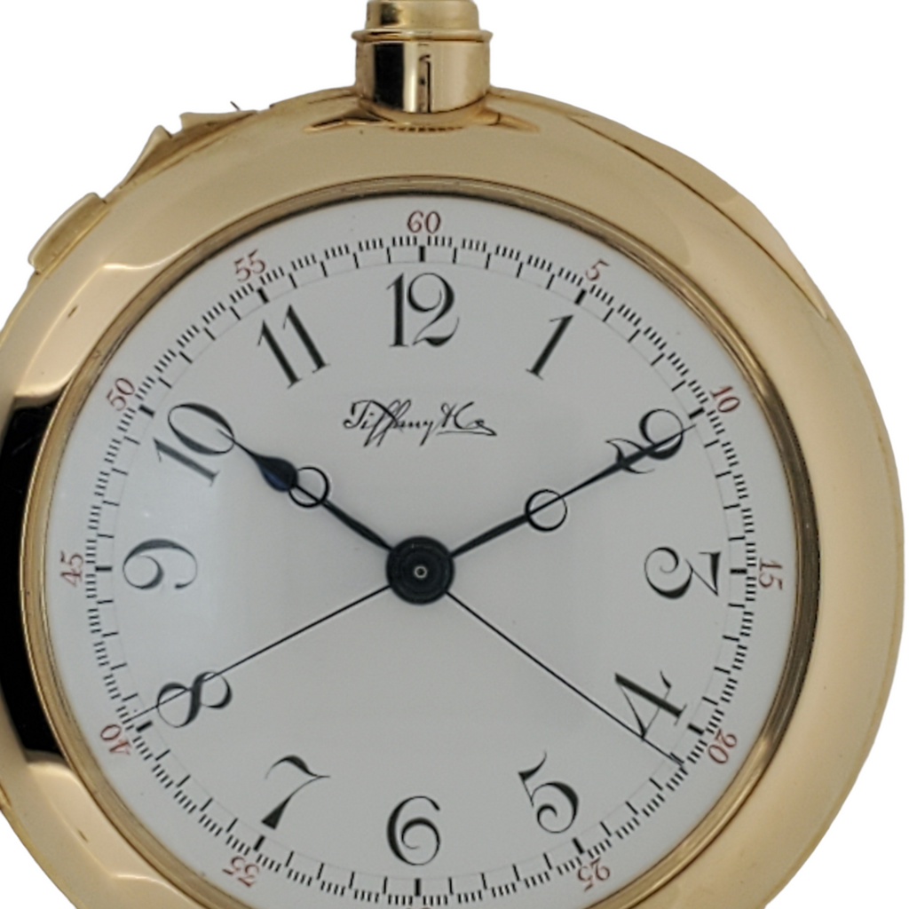 Antique Tiffany Minute Repeating, split Second Chronograph. 47.5mm Pocket Watch, Circa 1892