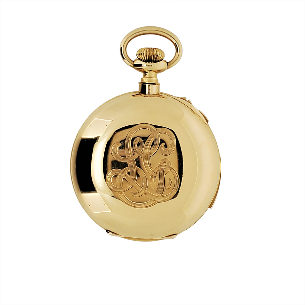 Antique Tiffany Minute Repeating, split Second Chronograph. 47.5mm Pocket Watch, Circa 1892