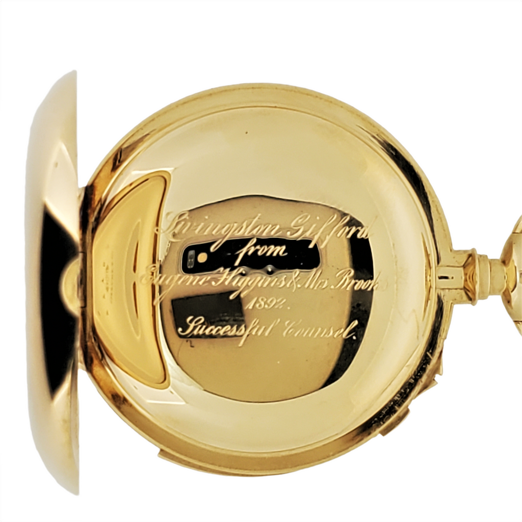 Antique Tiffany Minute Repeating, split Second Chronograph. 47.5mm Pocket Watch, Circa 1892