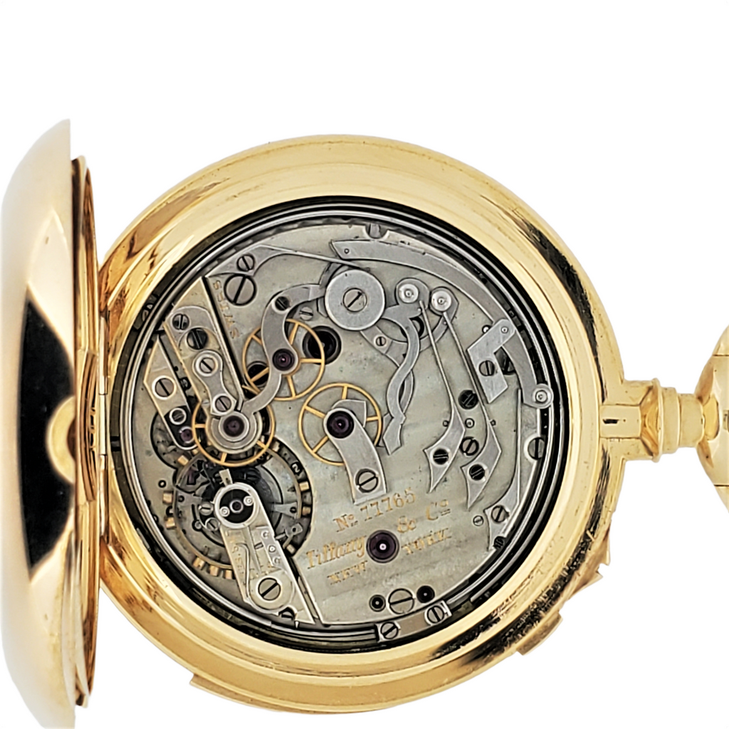 Antique Tiffany Minute Repeating, split Second Chronograph. 47.5mm Pocket Watch, Circa 1892