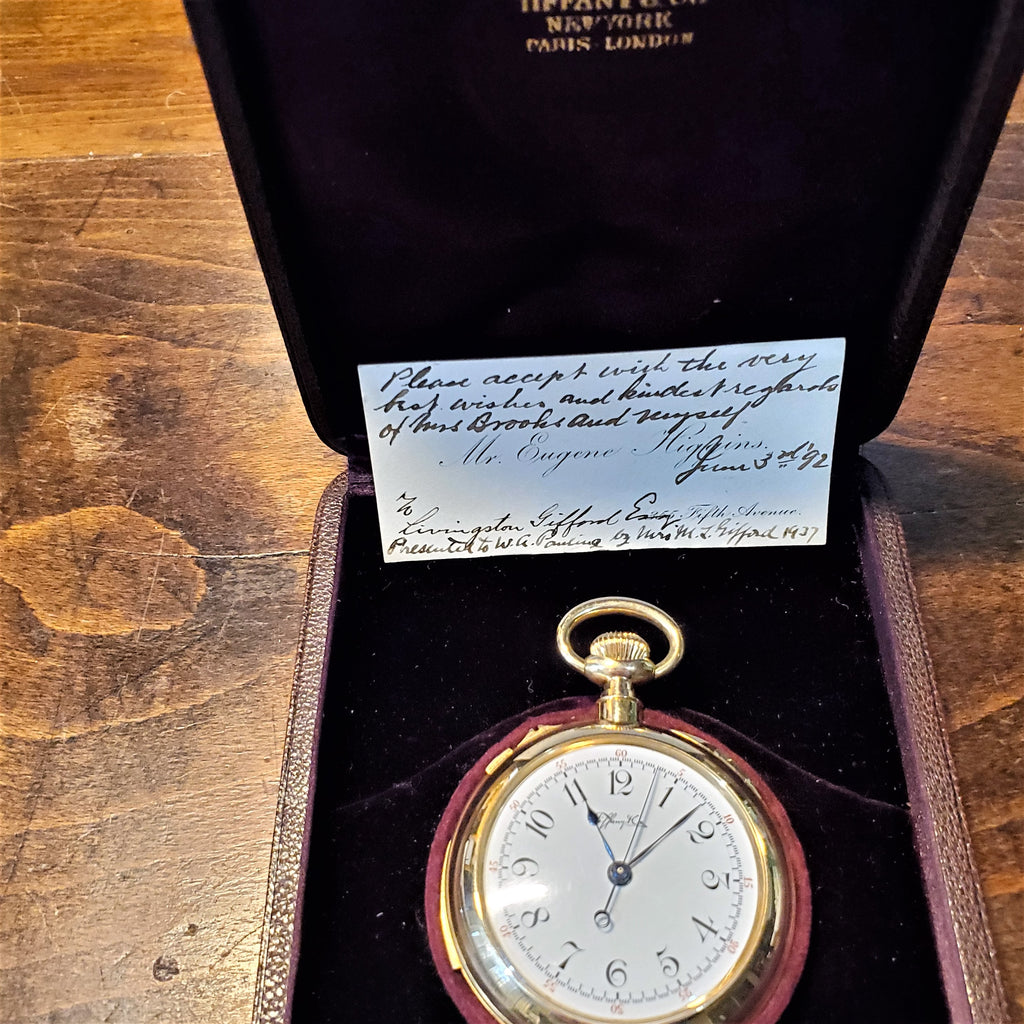 Antique Tiffany Minute Repeating, split Second Chronograph. 47.5mm Pocket Watch, Circa 1892