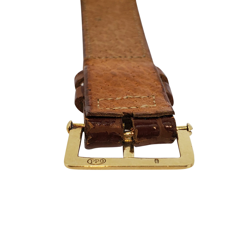1920 Original Officers Case Watch with Long Signature and original Buckle; Circa 1920