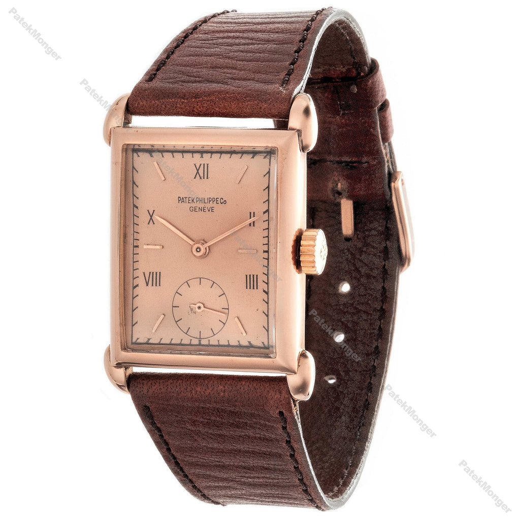 Patek Philippe 1530R Rectangular Tear Drop Lug Watch